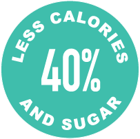 Less Calories and Sugar