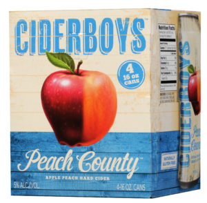 Ciderboys Peach County 16oz Can 4-pack