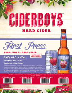 Ciderboys First Press Sell Sheet