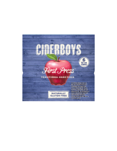 Ciderboys First Press 6 Pack Cans Side