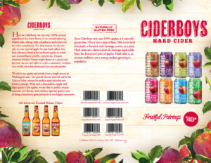 Ciderboys Brochure Side One