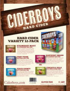 Ciderboys Variety Pack Sell Sheet