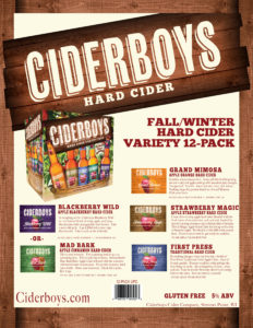 Ciderboys Winter Variety Pack Sell Sheet