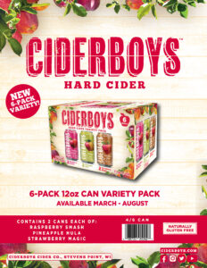Ciderboys 6-pack Can Variety sell sheet
