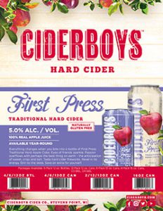 Ciderboys First Press sell sheet