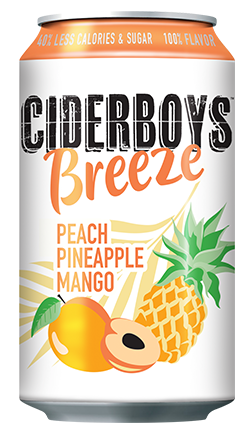 Ciderboys Peach Pineapple Mango bottle
