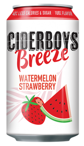 Ciderboys Breeze Watermelon Strawberry Can