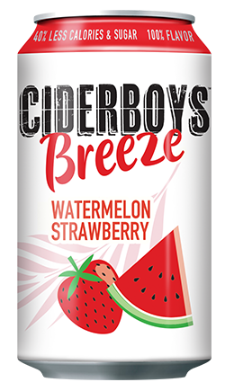 Ciderboys Breeze Watermelon Strawberry Can