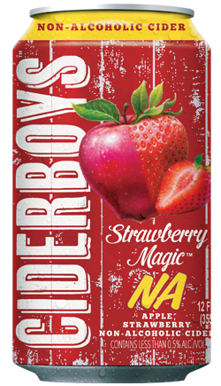 Ciderboys Strawberry Magic NA Can