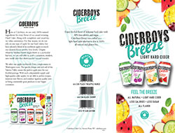 Ciderboys Breeze Brochure Side One