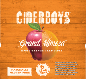 Ciderboys Grand Mimosa 6 Pack Cans Side