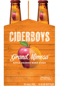 Ciderboys Grand Mimosa 6 Pack Bottles Side