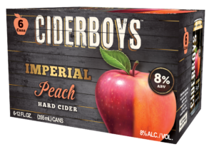Ciderboys Imperial Peach Hard Cider 6-pack cans