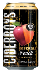 Ciderboys Imperial Peach Hard Cider can