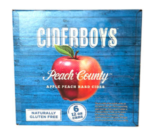 Ciderboys Peach County 6 Pack Cans Side