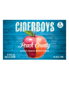 Ciderboys Peach County 6-Pack Cans Front