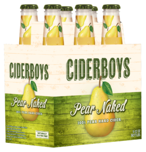 Ciderboys Pear Naked 6-pack bottle package