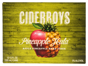 Ciderboys Pineapple Hula 12 Pack Cans Front