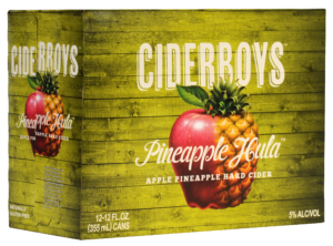 Ciderboys Pineapple Hula 12 Pack Cans Right