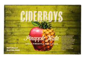 Ciderboys Pineapple Hula 12 Pack Cans Side