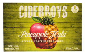 Ciderboys Pineapple Hula 6 Pack Cans Front