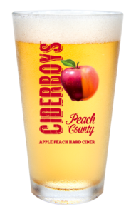 Peach County Pint Glass