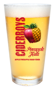 Ciderboys Pineapple Hula Pint Glass