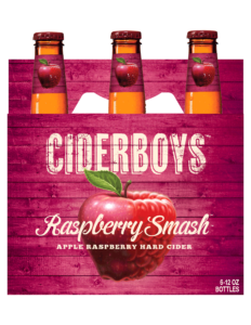 Ciderboys Raspberry Smash 6 Pack Bottles Front