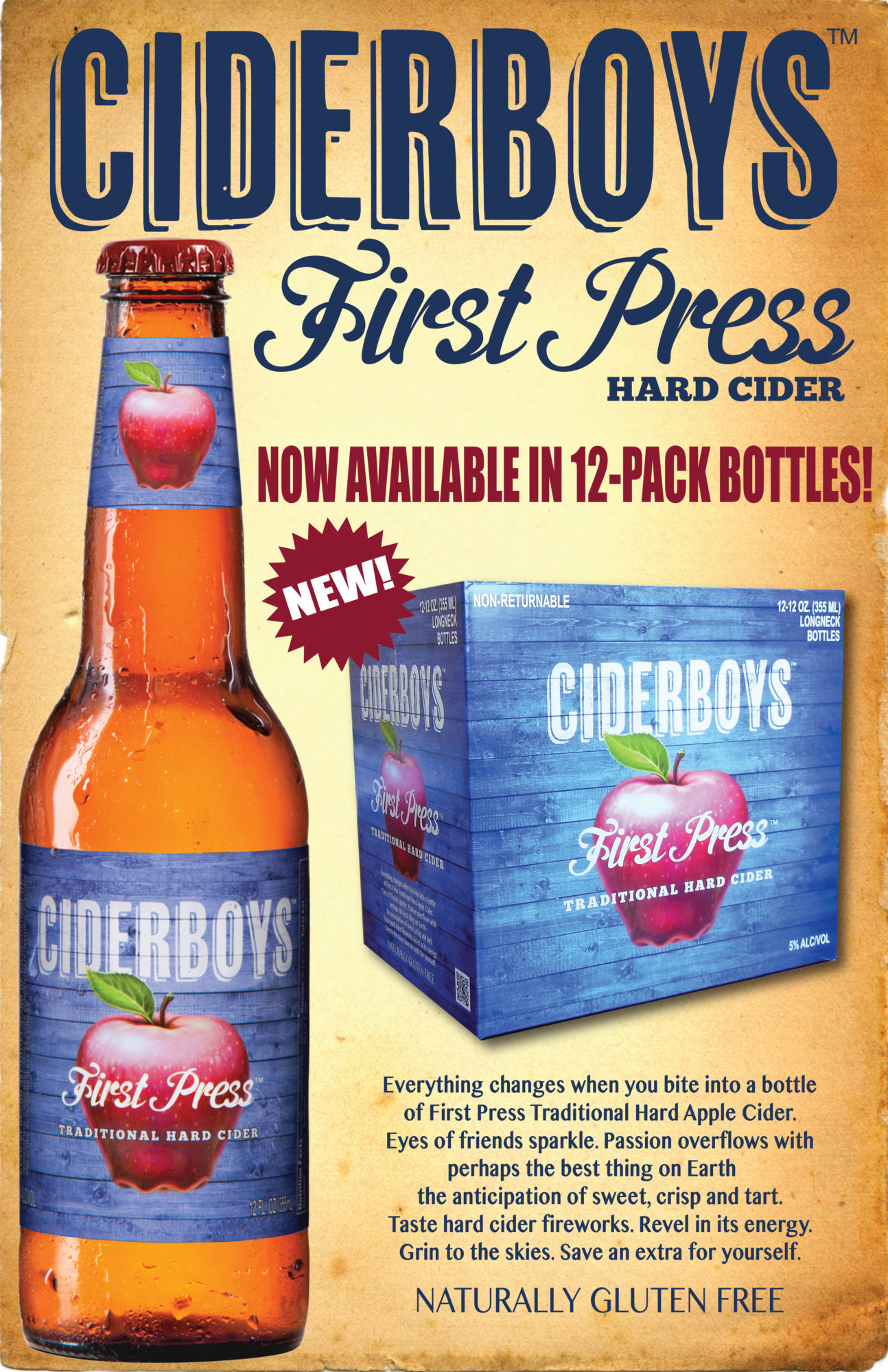 Ciderboys First Press 12 Pack Sell Sheet