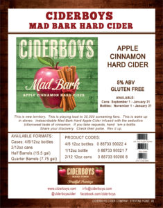 Ciderboys Mad Bark Sell Sheet