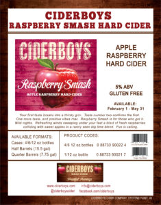 Ciderboys Raspberry Smash Sell Sheet