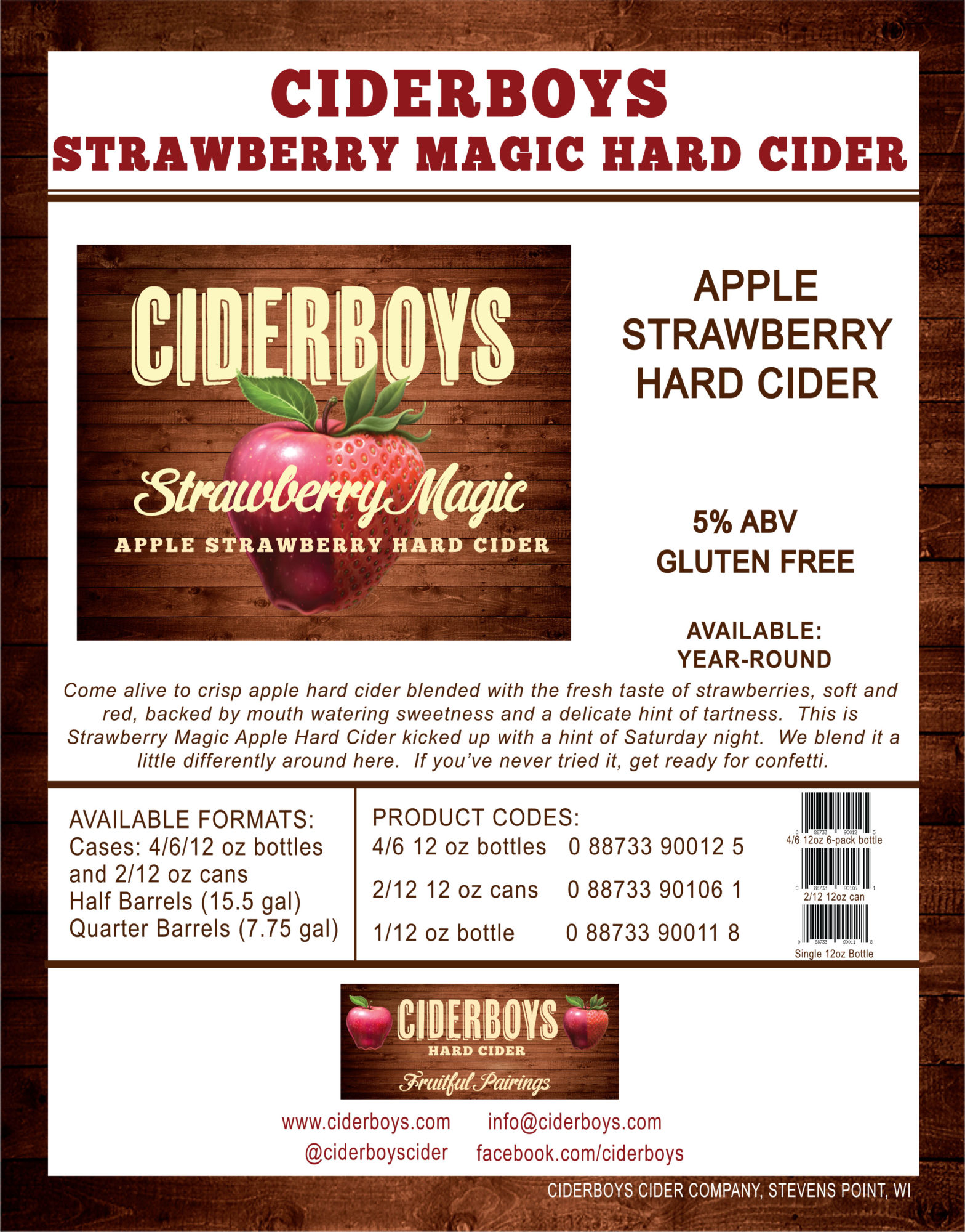 Strawberry Magic Sell Sheet