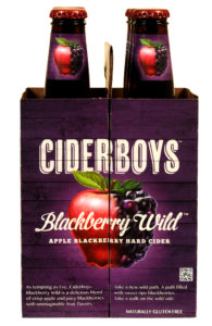 Ciderboys Blackberry Wild 6 Pack Bottles Side